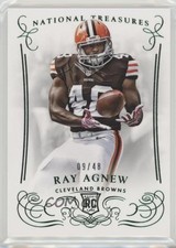 2014 Panini National Treasures Rookie Century Numbers 9/48 Ray Agnew #189 1k5