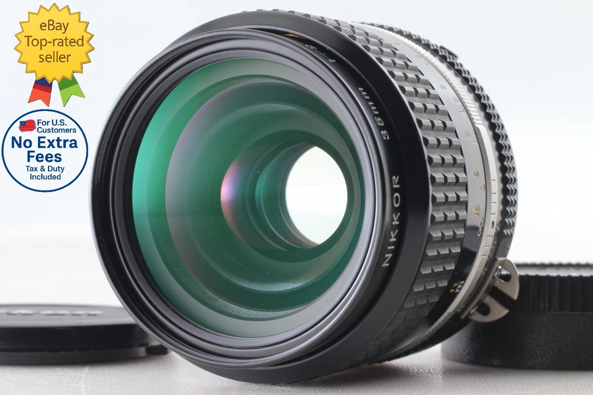 美品 NIKON AI-S SERIES E 35mm F2.5 M348 Nikon 35mm f2.5 Series-E AI-S Manual Focus Prime Lens [MINT-]