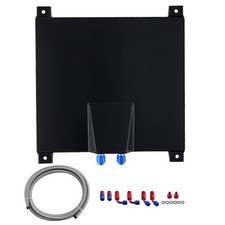 15 Gallon Racing Fuel Cell Tank Kit Aluminum W Cap Sender Steel Lines Gasoline