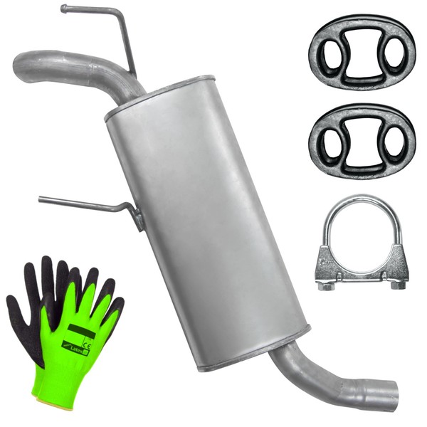 Auspuff Endtopf EndschaldäMpfer FüR Opel Signum 1 1.9 Cdti (2003-12/2008)-image