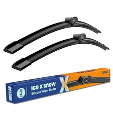 24" 20" Silicone Windshield Wiper Blades Replacement for Audi Q3 A4 Q5 A5 RS5
