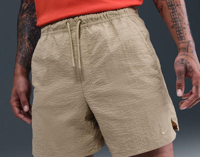 Nike $70 UNLIMITED 5  Shorts Men's Unlined Seersucker Versatile NEW HJ4091 025