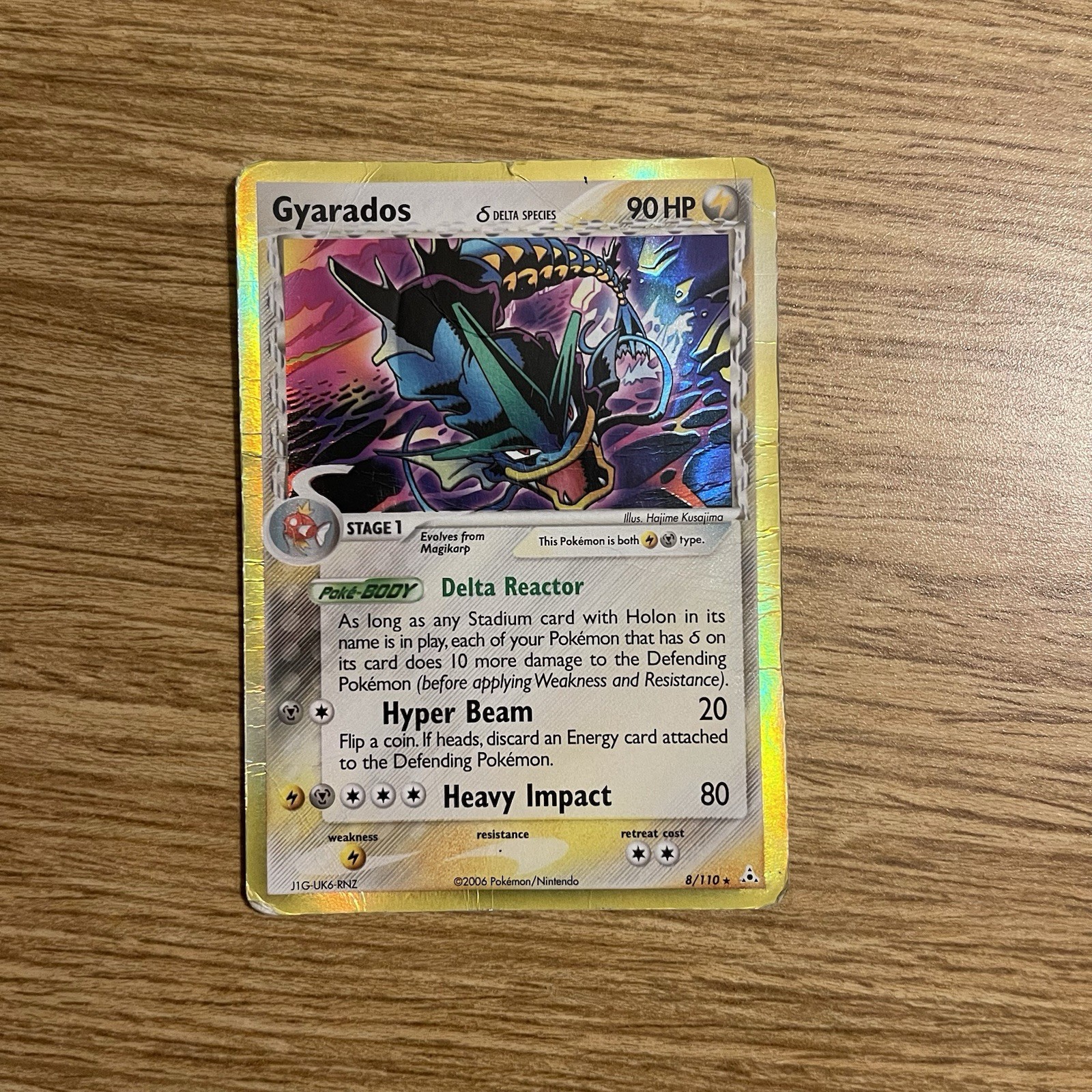 Gyarados 8/110 - ex Holon Phantoms Holo Rare Pokemon HP