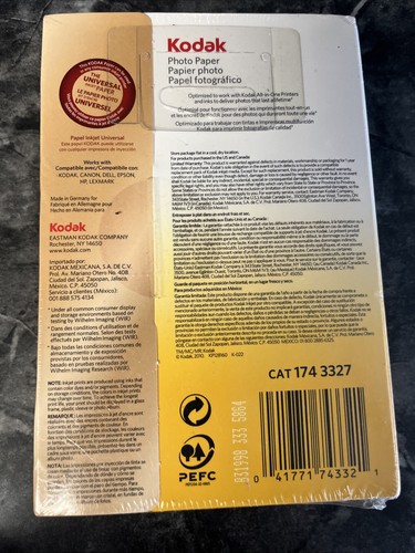 KODAK Photo Paper Glossy, 4 x 6, 100 Sheets/Pack - Afbeelding 2 van 3