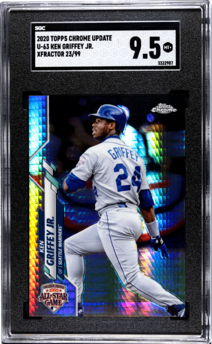 2020 Topps Chrome Update #U-63 Ken Griffey Jr. Xfractor /99 SGC 9.5 HOF