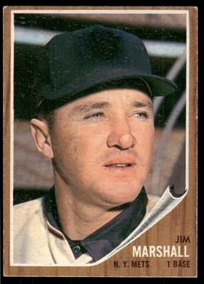 1962 Topps #336 Jim Marshall New York Mets