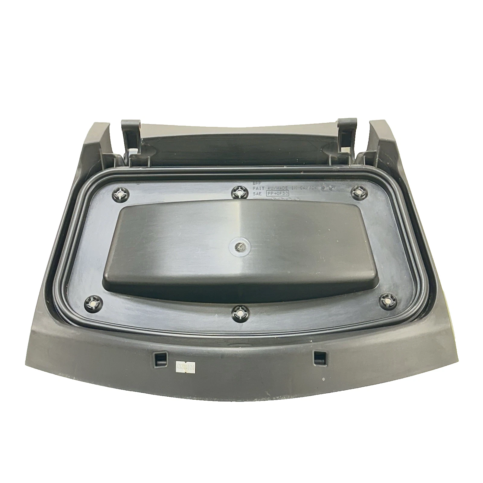 2016 CAN-AM SPYDER RT REAR TRUNK INNER COVER STRUT LIFT PANEL PLASTIC FAIRING