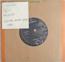 Jeff Beck Hi Ho Silver Lining Vinyl Record 7" VG/VG DB 8151 1967