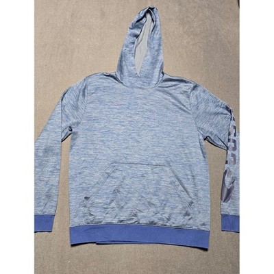 Costa Blue Heather Performance Hoodie Pullover Activewear Fishing Men's Medium