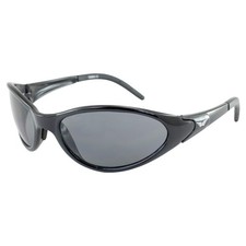 Global Vision Jaguar Motorcycle Safety Sunglasses Gloss Matte Black Frame w/