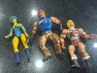 MOTU Vintage He-Man Rio Blast Power Punch Evil Lyn Original 1980s Mattel