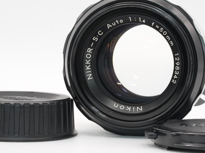 (Mint) Nikon NIKKOR-S.C Auto 50mm f/1.4 Non-Ai MF Standard Prime Lens From Japan