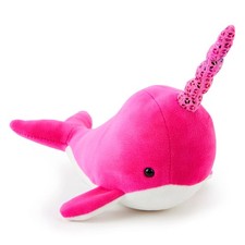 Narval Rose Peluche pour Enfants Jouet en Peluche 16-18cm Collection d'animau...