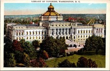 Library of Congress Washington DC Vintage Postcard TP14-6