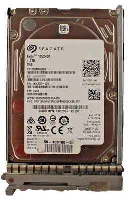 Seagate ST1200MM0009 1.2TB 2.5'' 12Gb/s 10K SAS Drive Cisco 1XH200-175  w/ caddy