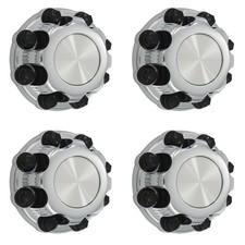 Oxgord Wheel Center Caps 8 Lug Chrome With Black Lug Nut Covers Set Of 4 Oxgord Wheel Center Caps 8 Lug Chrome With Black Lug Nut Covers Set Of 4