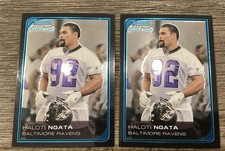(2) 2006 Bowman Chrome Haloti Ngata #64 (RC)