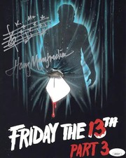 Harry Manfredini signed 8x10 Photo Composer Friday the 13th 3 JSA Authentication