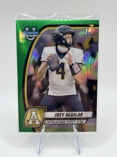 2024 Bowman University Chrome - Joey Aguilar #103 Green Refractor /99 (RC)
