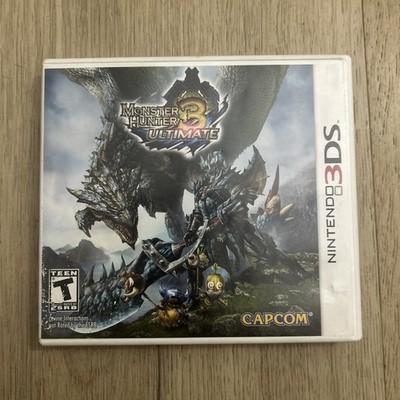 Monster Hunter 3 Ultimate Nintendo 3DS - Complete Authentic Tested    