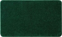 Teppich Badematte Rutschfest Waschbar SaugfäHig 40X60 Cm TiefgrüN Badezimmer