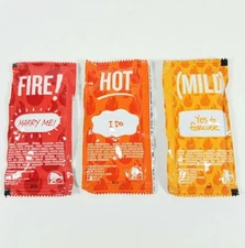 Taco Bell Marry Me I Do Forever Sauce Packs Marriage Proposal Engagement Wedding