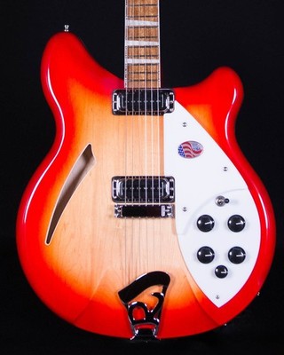 Rickenbacker 360 Semi Hollow Electric Guitar, FireGlo