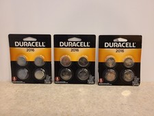 Duracell 2016 3V Lithium Coin Battery Long Lasting DL2016 12-Pack EXP 2029