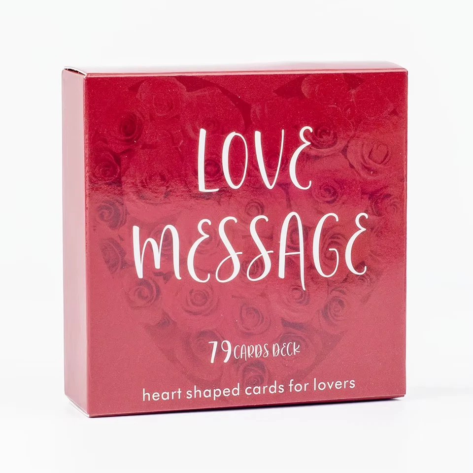 Love Message Oracle Cards 79Cards Heart-Shaped Leisure Entertainment Tarot Card Foto 3 de 4