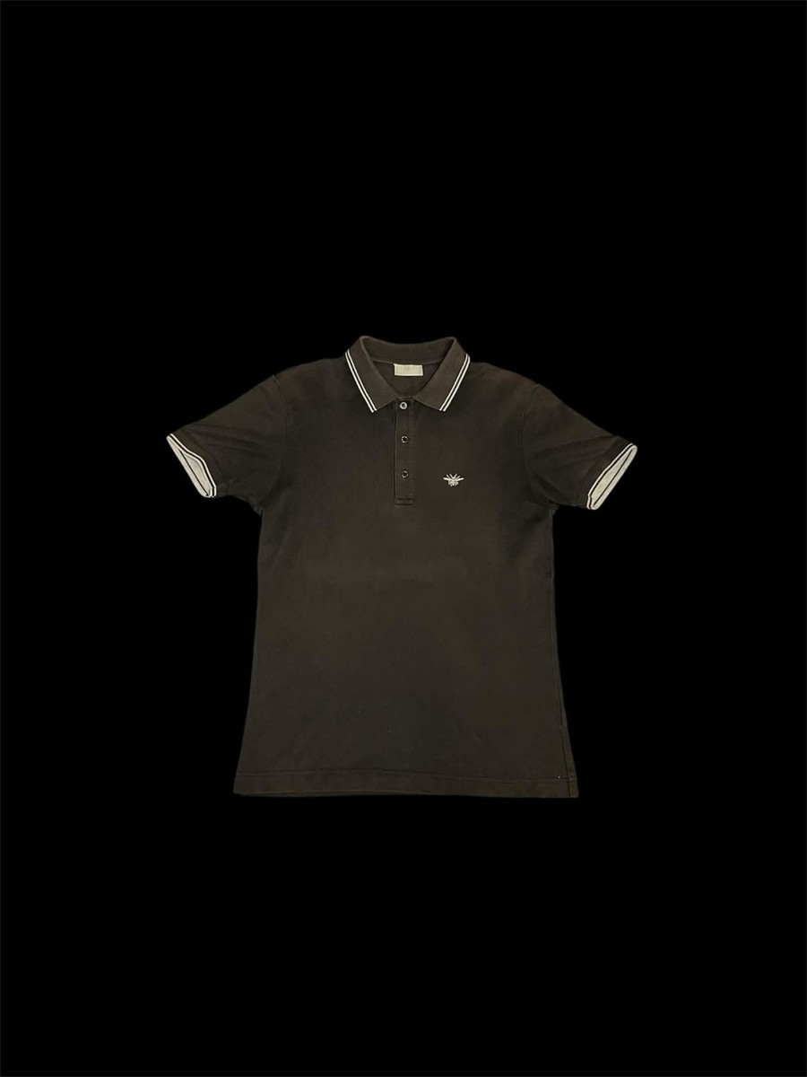 Dior Homme 2007 by Hedi Slimane Black BEE Polo | eBay