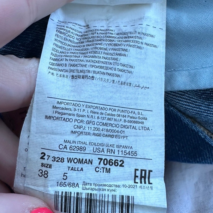 MNG Mango Denim Mom Jeans Womens  thumbnail 7