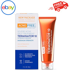 Acne Free Terminator 10 Acne Spot Treatment with Benzoyl Peroxide 10 Maximum St
