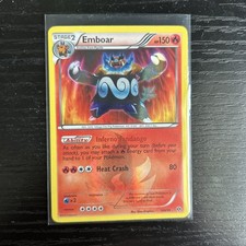 2012 Emboar Textured Holo Secret Rare BW Next Destinies 100/99 Starter Fire LP+ on eBay