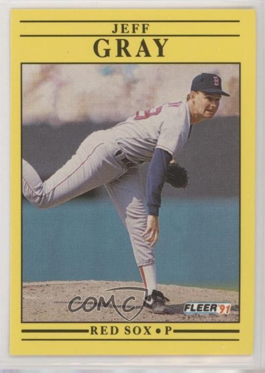 1991 Fleer Jeff Gray #95 Rookie RC gp1