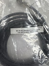 RG58 50 Ohm BNC Male to BNC Male 12ft Shielded Coaxial Cable RF Test