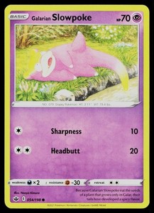 Galarian Slowpoke 054/198 Chilling Reign Common