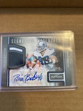 💥2019 Panini Playbook - Signature Materials Bill Bates #SM-BB /249 (AU, MEM)💥