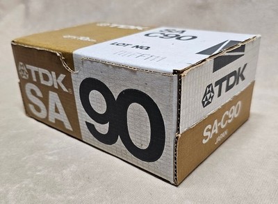 8 TDK SA C90 CASSETTE TAPES IN ORIGINAL BOX