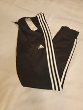 Adidas Women's Essential Fleece 3-Stripes Slim Tapered Cuff Pants NWT Medium