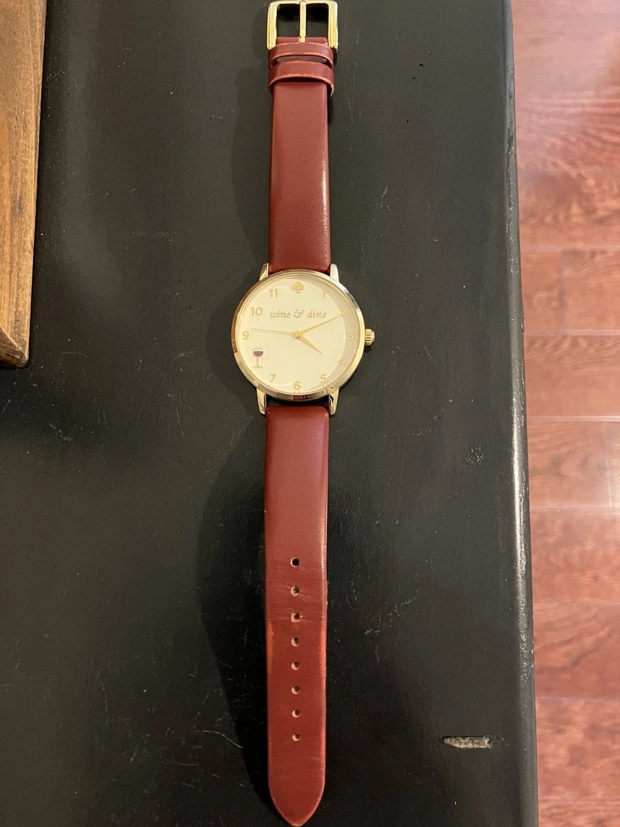 Kate Spade Goldtone Watch with Tan Leather Strap Band Metro Bee Gold Tone Leather Watch - Seven Season main image 3