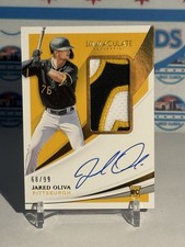 2021 Panini Immaculate  - Rookie Patch Autographs Jared Oliva #157 /99 