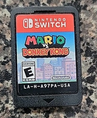 MARIO VS DONKEY KONG NINTENDO SWITCH GAME CARTRIDGE USA SELLER SHIPS FREE