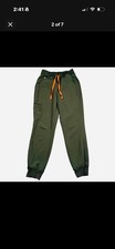 FIGS High Waisted HW Zamora Jogger Scrub Pant Moss Green Medical Women's Small