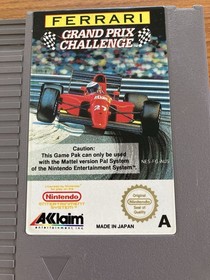 NES ~ FERRARI GRAND PRIX CHALLENGE ~ Nintendo NES-FG-AUS Game Cart Only Pal A