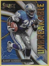2020 Select Unbreakable Prizm Barry Sanders Lions