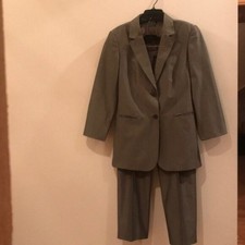 Vintage United Colors of Benetton Women s Gray Blazer Suit Separates, Sz Med