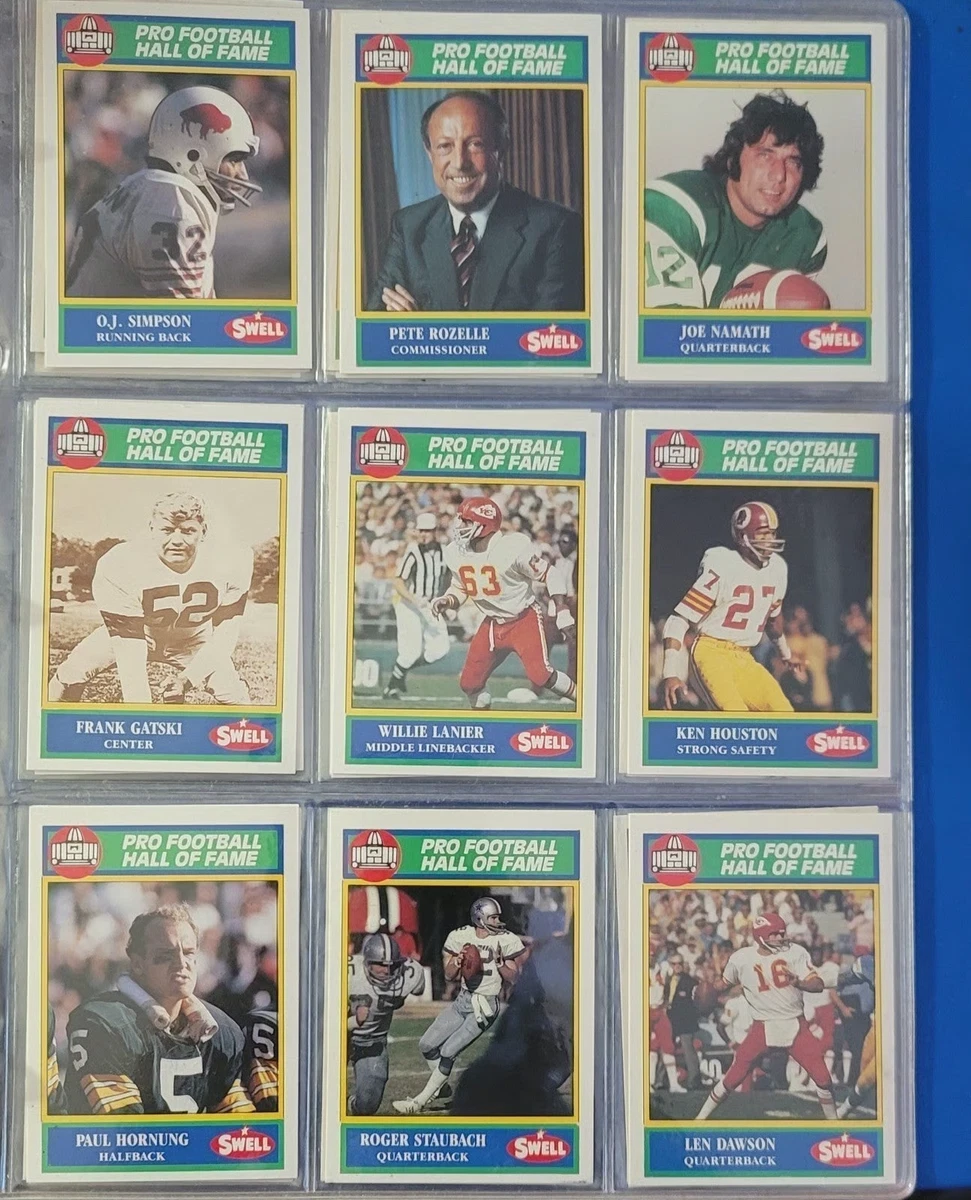 1990 Swell Pro Football Hall of Fame O.J. Simpson #127 for sale | eBay