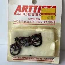Arttista O Scale 1940s Era Motorcycle New In Package