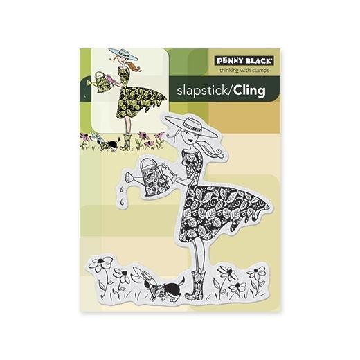 Penny Black Cling Rubber Stamps - Garden Assistant 40-236