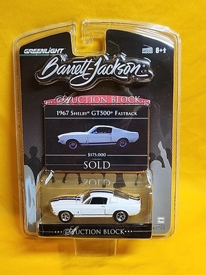 Greenlight Barrett-Jackson Auction 1967 Shelby GT500 Fastback White 2007 NIP A
